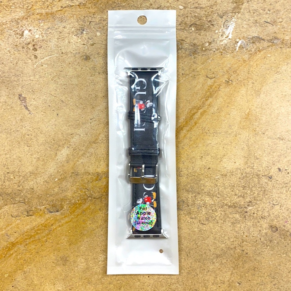 Blk Luxury Inspired Mickey Mouse Apple Watch Band